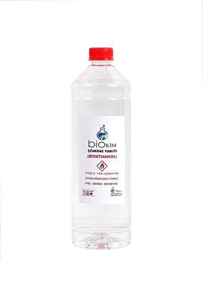 BİOKİM Şömine Yakıtı 1 Lt Bacasız Tip Bioethanol
