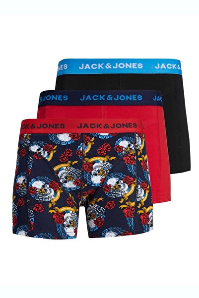 Jack & Jones Jaclımıt Skull Trunks 3 Pack True Red