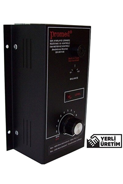promed 4000W Dimmer 220 VAC Pano Tipi & Rezistans Isı & Fan motor devir kontrol