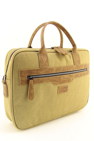 HNB Servietă unisex din pânză Camel, impermeabilă, pentru laptop de 15,6 inchi (CADOU DE GEANT DE MÂNĂ)