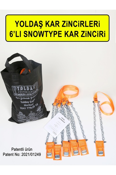 YOLDAŞ TAKMATİK Snowtype Kar Zinciri 6lı Eko Set Yg6