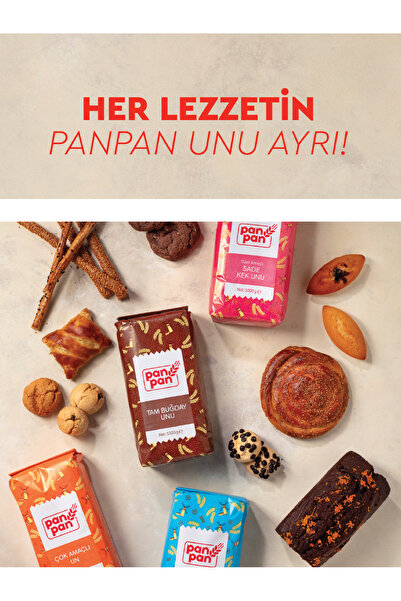 panpan Sade Kek Unu 1kg x 3 Adet