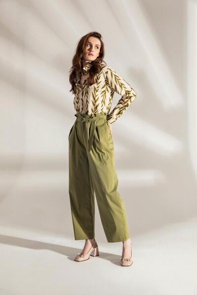 KASHA 23YG031 DAL DESEN GÖMLEK