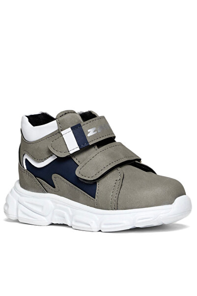 Tonny Black Children's Unisex Gray Navy Blue Comfortable Fit Velcro Shoes