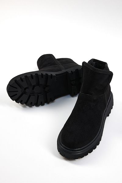 Tonny Black Γυναικείες άνετες φόρμες μαύρες σουέτ Tonny Black