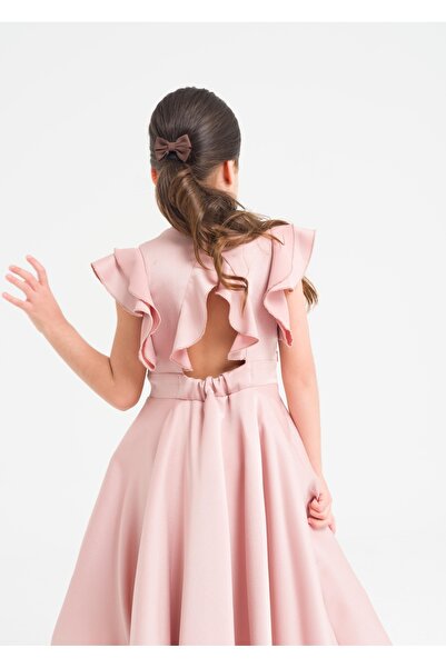 Armağan Back Detailed Girl's Evening Dress