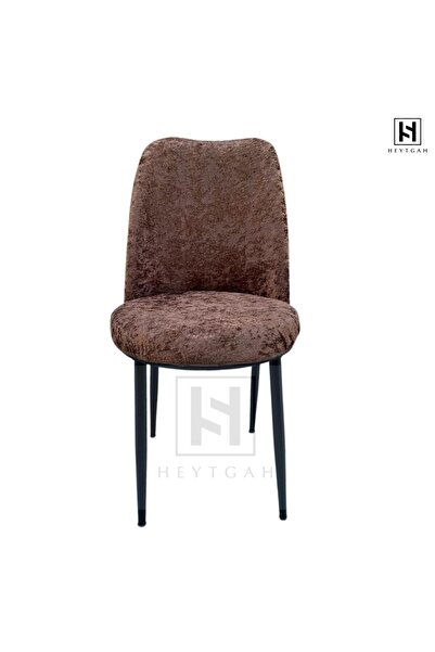 HEYTGAH Ρετρό βελούδινη καρέκλα - Οβάλ σχέδιο, κάλυμμα θήκης, μονό προστατευτικό καρέκλας, 35x45 καφέ