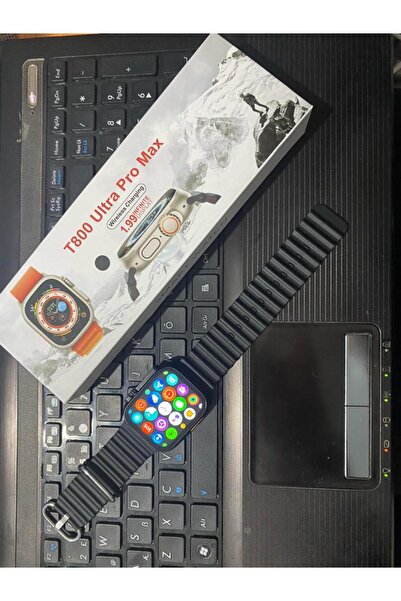 ElektronikBurada SMART WATCH ULTRA PRO MAX Android Ios 1.99 Inç 49mm Siyah Ka...