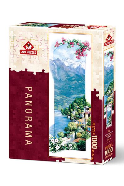 Art Puzzle 1000 Piece Panorama Puzzle Mediterranean Morning