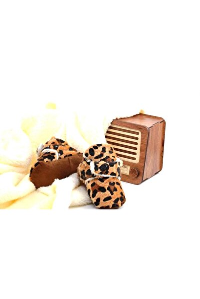 Babytor Leoparlı Bebek Ayakkabısı