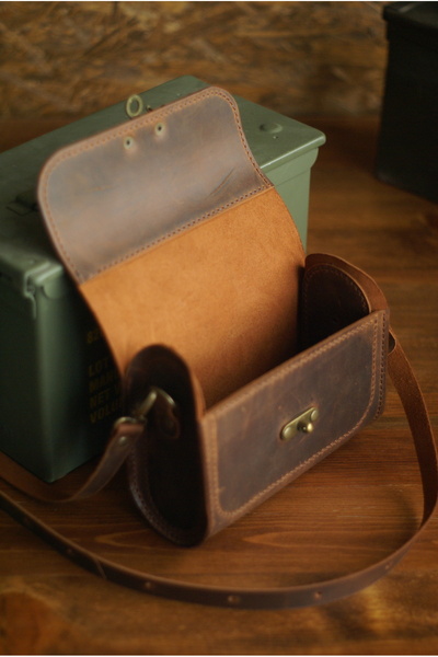 Craftelier Handmade Brown Roll Bag