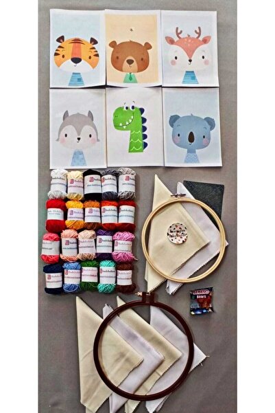 Bade Tasarım Atölyesi Bambino Zengin Içerikli 36 Parça Punch Nakış Devam Kiti...