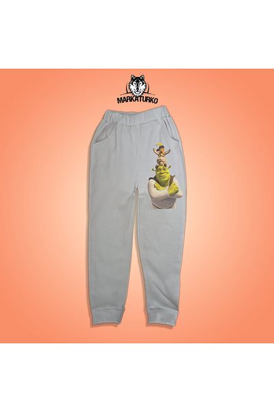 MarkaTurko Παιδική φόρμα Shrek με στάμπα unisex Special Design Cotton 506-B53