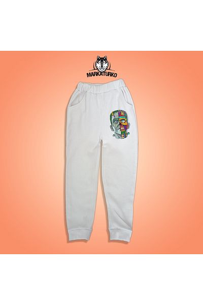 MarkaTurko Frankeinstein printed unisex Προσαρμοσμένο Σχέδιο Βαμβακερή παιδική φόρμα 2905-B85