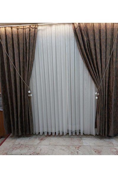 Gürlek Home Crown Palace Качествена фонова завеса едно крило GRLK 013