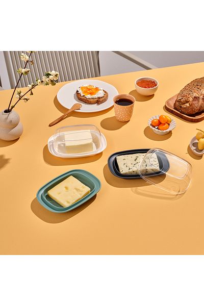 PONÇİK BEBEK 6 Piece Breakfast Set with Lid, Colorful Breakfast Set with Lid