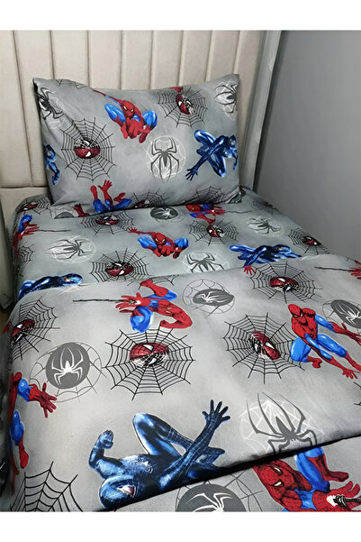 BEAUTIFUL BIRD Spiderman Cotton Single Duvet Cover Set with Sheets Also Used as Bed Linen