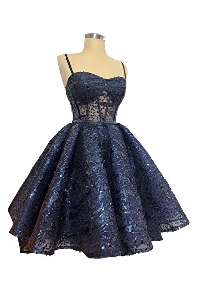 AurorabyKaderCelik Önü Kısa Arkası Uzun Abiye