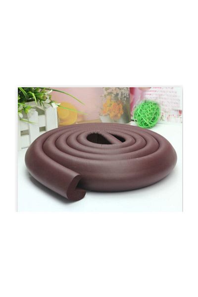 Tuncel Teknik Rubber Edge Protector - Brown 2 m