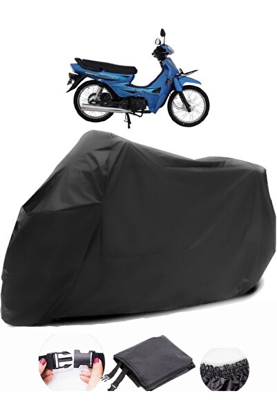 AutoZEL Mondial 100 SFC Basic X أسود للدراجات النارية من القماش المشمع المقاو...