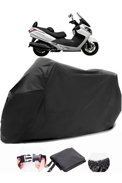 AutoZEL قماش أسود متين مقاوم للماء للدراجة النارية SYM Maxi 400i