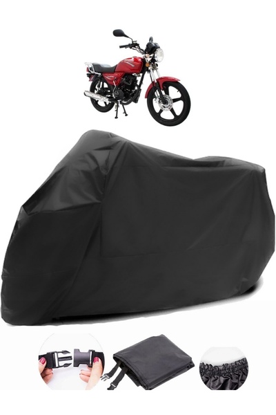 AutoZEL Mondial 150 MG King Black القماش المشمع للدراجات النارية مقاوم للماء