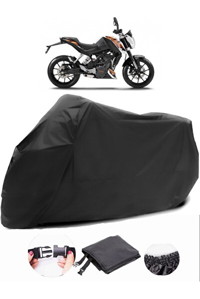 AutoZEL KTM 200 Duke ABS أسود للدراجة النارية من القماش المشمع المقاوم للماء