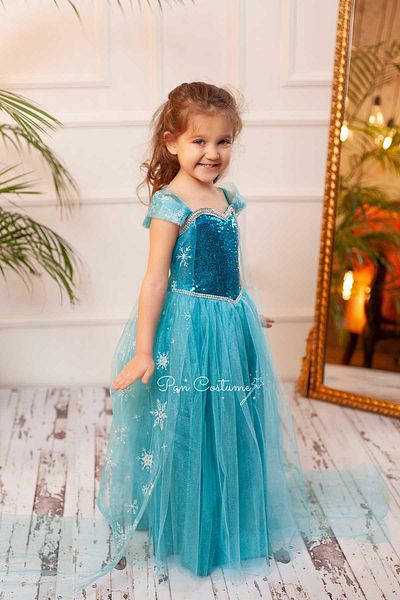 pan kostum Rochie Frozen Elsa