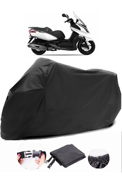 AutoZEL Kymco Downtown 300i قماش مشمع أسود للدراجات النارية مقاوم للماء