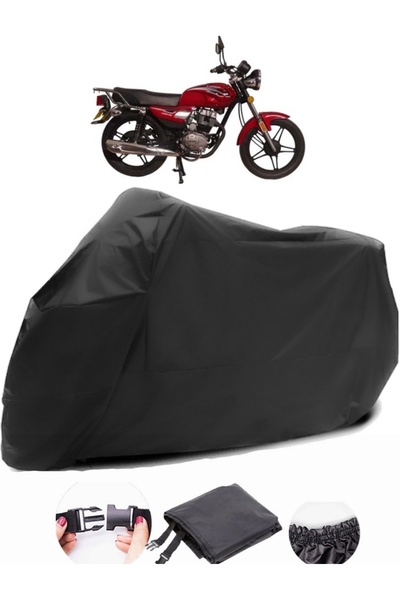 AutoZEL ليفان ليون 100 قماش مشمع أسود للدراجات النارية مقاوم للماء