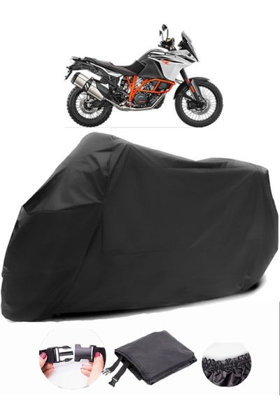 AutoZEL KTM 1090 Adventure R قماش متين ومقاوم للماء باللون الأسود للدراجات ال...