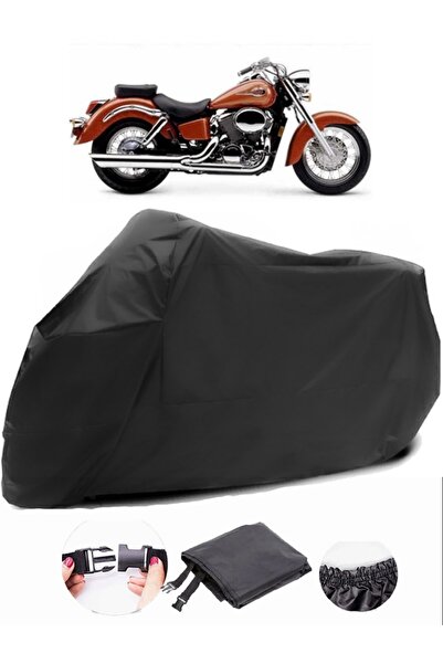 AutoZEL هوندا VT 750 Shadow ACE أسود للدراجات النارية من القماش المشمع المقاو...