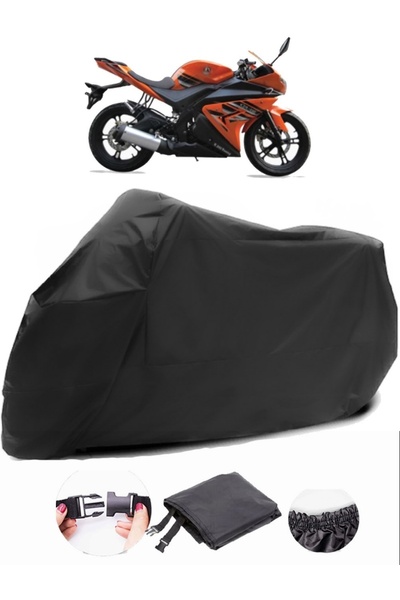 AutoZEL قماش أسود متين مقاوم للماء للدراجة النارية من Kadırga KDR-250