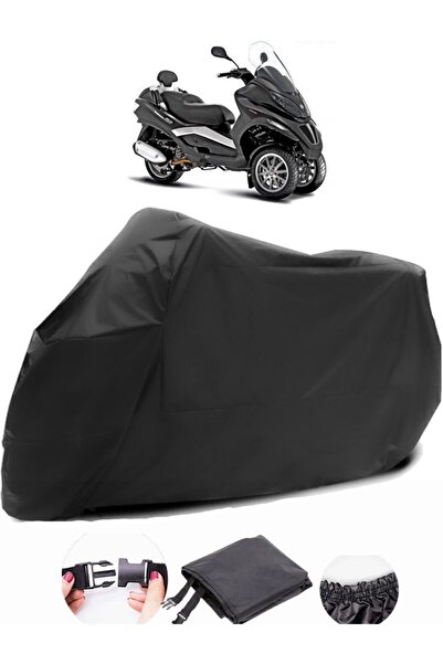 AutoZEL بياجيو MP3 250 القماش المشمع الأسود للدراجات النارية مقاوم للماء