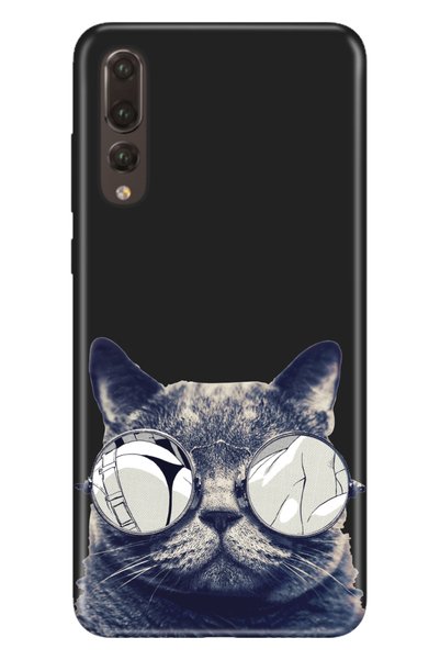senada P20 Pro Compatible Case Patterned Printed Silicone Cix Cat
