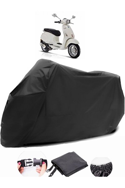 AutoZEL فيسبا سبرينت 50 قماش مشمع أسود للدراجات النارية مقاوم للماء