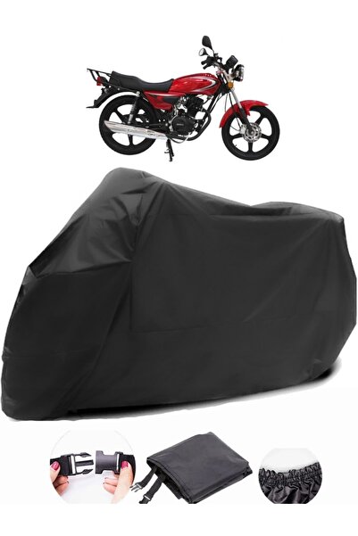 AutoZEL Mondial 100 MG Prince Black قماش مشمع مقاوم للماء للدراجات النارية