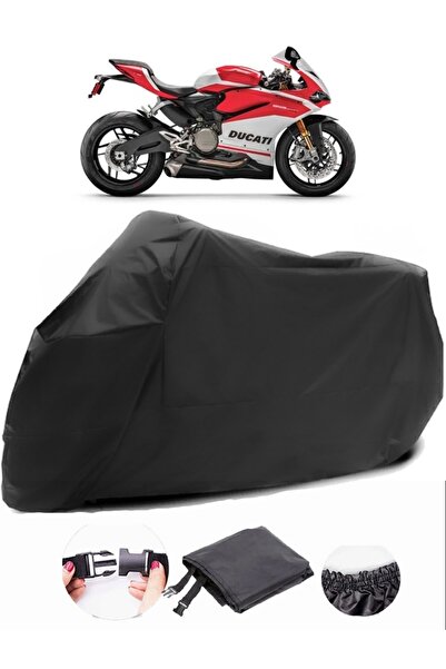 AutoZEL دوكاتي بانيجال 959 كورسا أسود للدراجات النارية من القماش المشمع المقا...