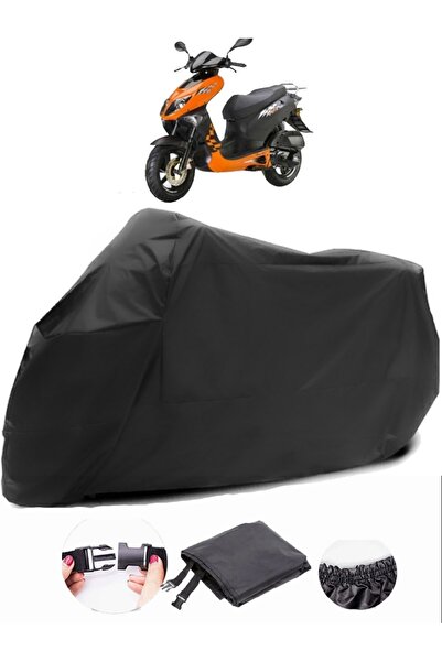 AutoZEL Keeway ARN 125 قماش مشمع أسود للدراجات النارية مقاوم للماء