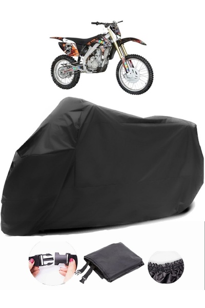 AutoZEL Apache XZ 250R قماش مشمع أسود للدراجات النارية مقاوم للماء