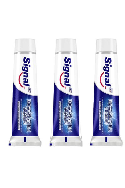 Signal 50ml Whitening System - 3 Toothpaste