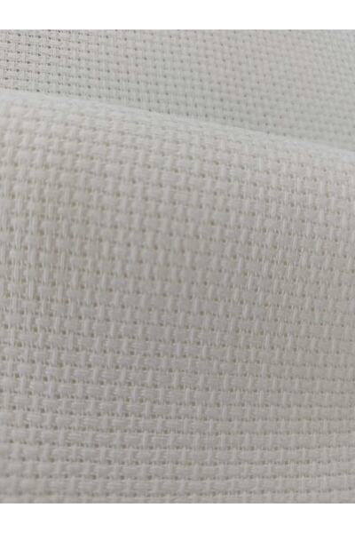 fabricorg Seccadelik Pano Kumaş 11 Ct %100 Pamuk (74X125 CM) Beyaz