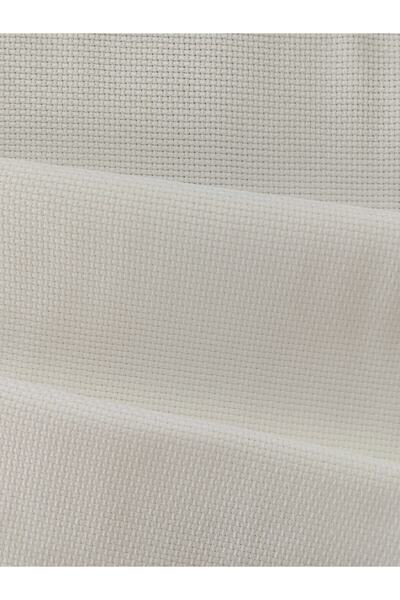 fabricorg Seccadelik Pano Kumaş 11 Ct %100 Pamuk (74X125 CM) Beyaz