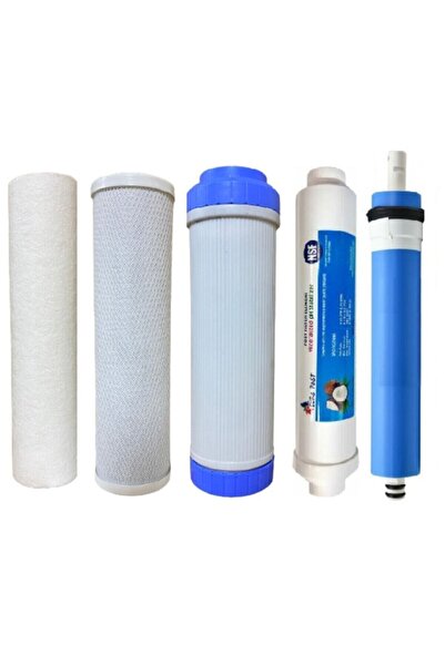 L&G PREMİUM Tüm Açık Kasa Su Arıtma Cihazı Filtresi 5li Filtre Seti