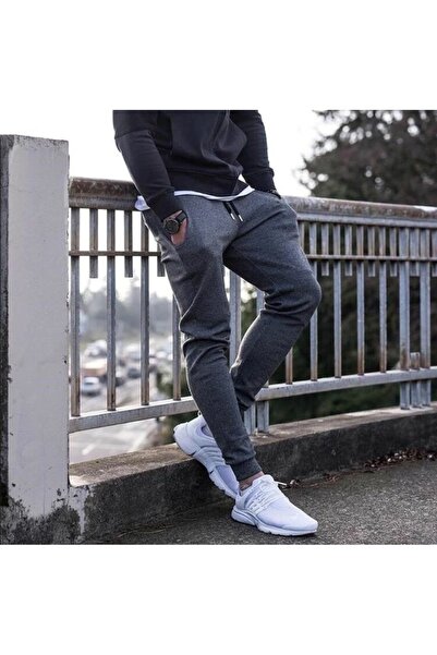 THE WHITE Φόρμα παντελόνι ανθρακί Unisex Fit Cut