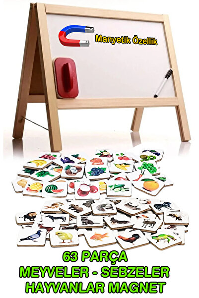 bgm oyuncak Çift Taraflı Manyetik Özellikli Masaüstü Yazı Tahtası