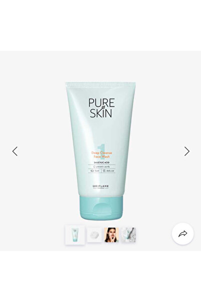 Oriflame Pure Skin Deep Cleanse Yüz Yıkama Jeli(%100 ORJİNAL,BARKODLU URUN)