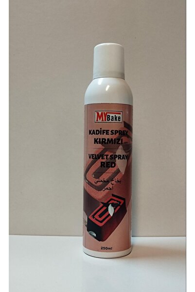 MY BAKE BOYA SPREY VELVET MY BAKE 250 ML KIRMIZI