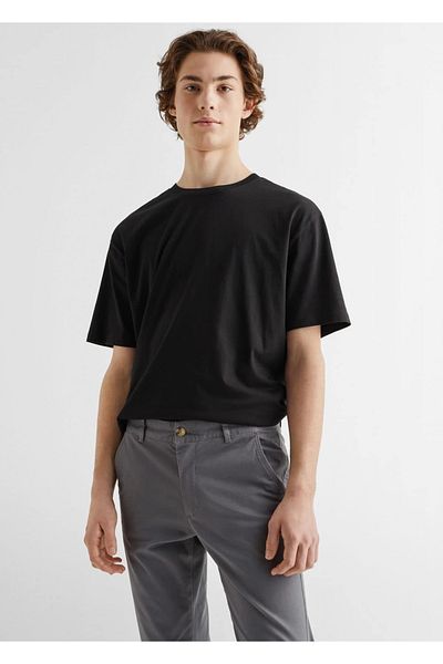 Mango Teen Βαμβακερό παντελόνι Chino
