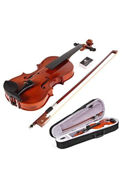 Anhelo Tam Boy 4/4 Parlak Cila Student Model Keman-kutu-yay-reçine Ful Set